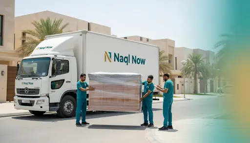 نقل عفش المنازل بالرياض مع فريق عمل محترف