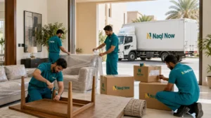 شركة نقل عفش موثوقة في الرياض مع تغليف وحماية الاثاث